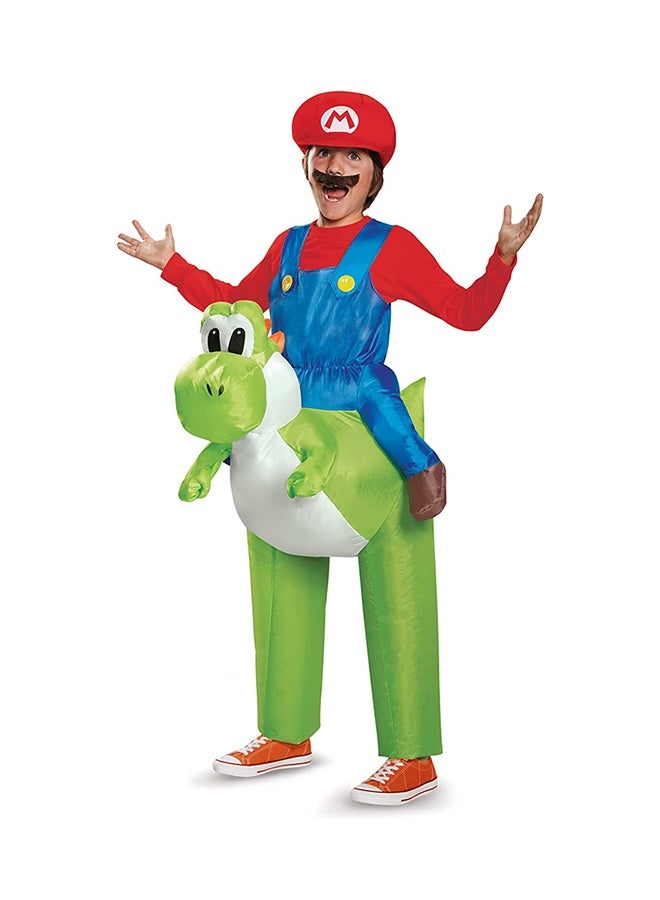 Disguise Super Mario Brothers Luigi Hat Costume Cosplay (Red) - Image 3